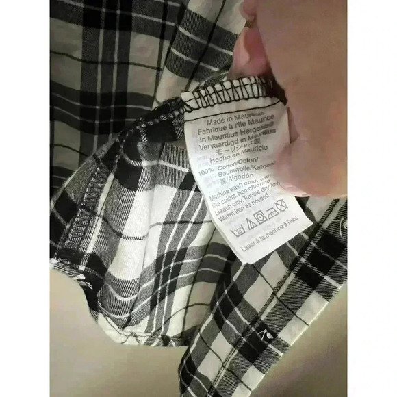J. Crew Factory Plaid Shirt Glen Multi Size Small - Picture 6 of 11